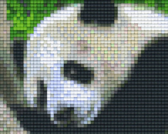 Panda Bear One [1] Baseplate PixelHobby Mini-mosaic Art Kit